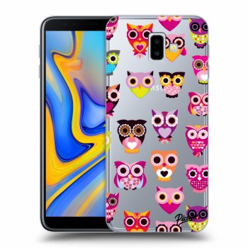 Picasee Samsung Galaxy J6+ J610F Hülle - Transparentes Silikon - Owls