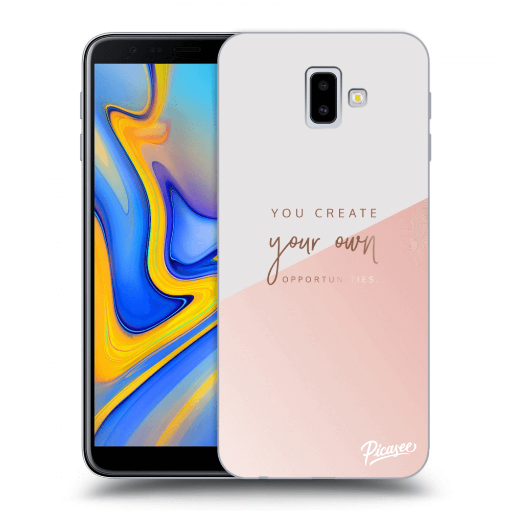 Picasee Samsung Galaxy J6+ J610F Hülle - Transparentes Silikon - You create your own opportunities