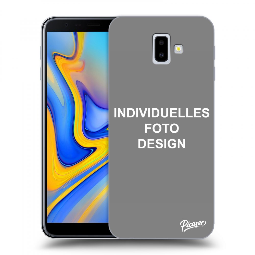 Picasee Samsung Galaxy J6+ J610F Hülle - Transparentes Silikon - Individuelles Fotodesign