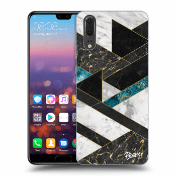 Hülle für Huawei P20 - Dark geometry