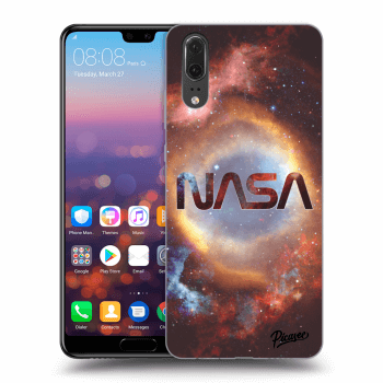 Picasee Huawei P20 Hülle - Schwarzes Silikon - Nebula