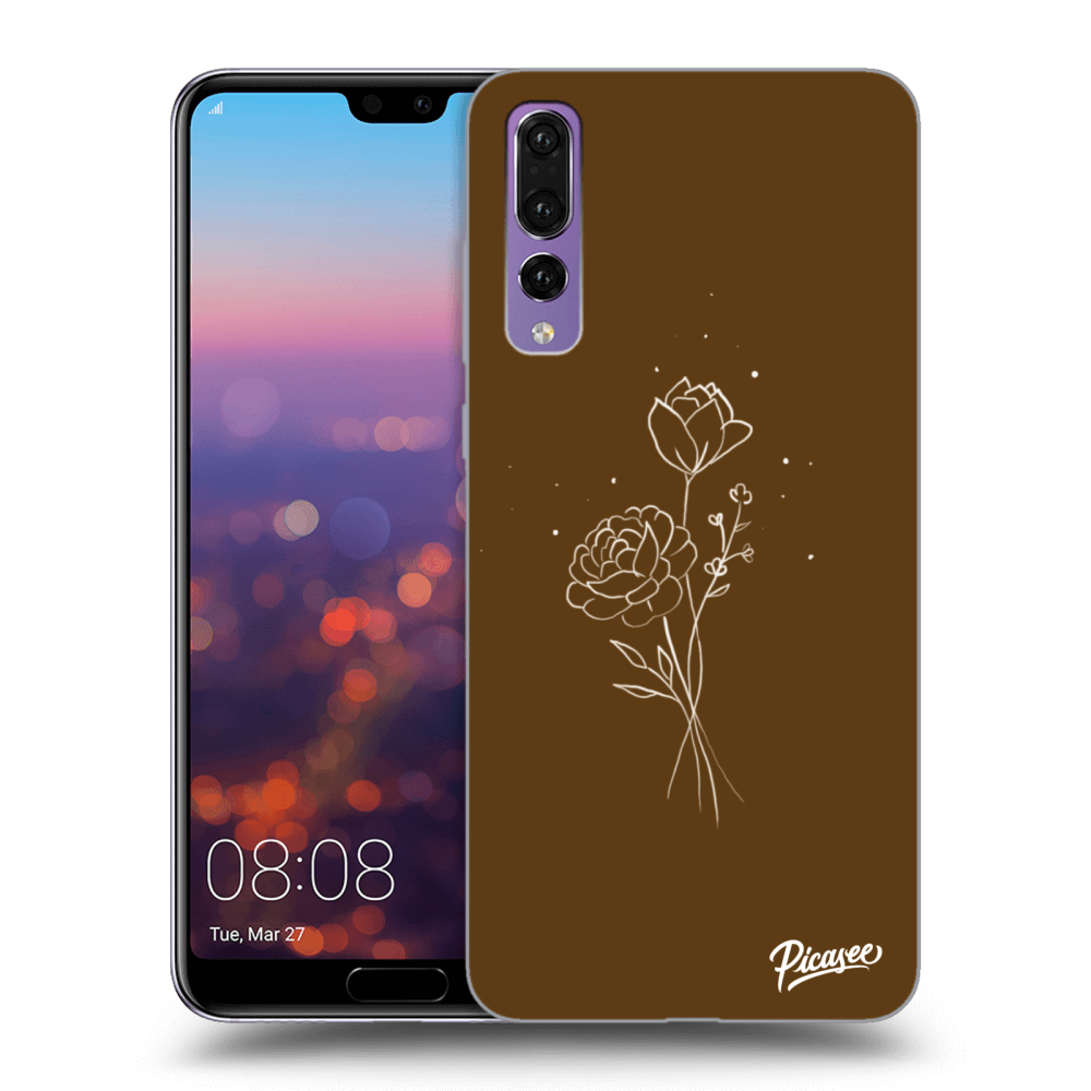 Picasee ULTIMATE CASE für Huawei P20 Pro - Brown flowers