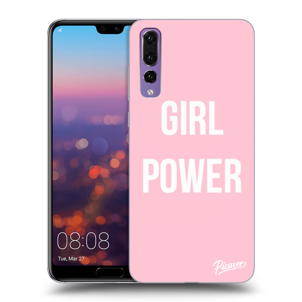 Picasee Huawei P20 Pro Hülle - Schwarzes Silikon - Girl power