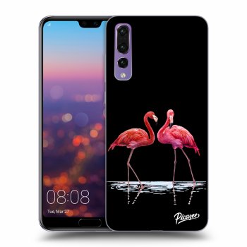 Hülle für Huawei P20 Pro - Flamingos zu zweit