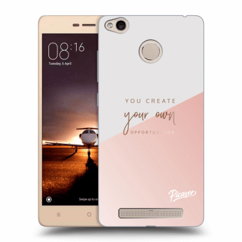 Picasee Xiaomi Redmi 3s, 3 Pro Hülle - Transparentes Silikon - You create your own opportunities