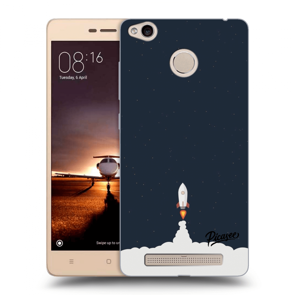 Picasee Xiaomi Redmi 3s, 3 Pro Hülle - Transparentes Silikon - Astronaut 2