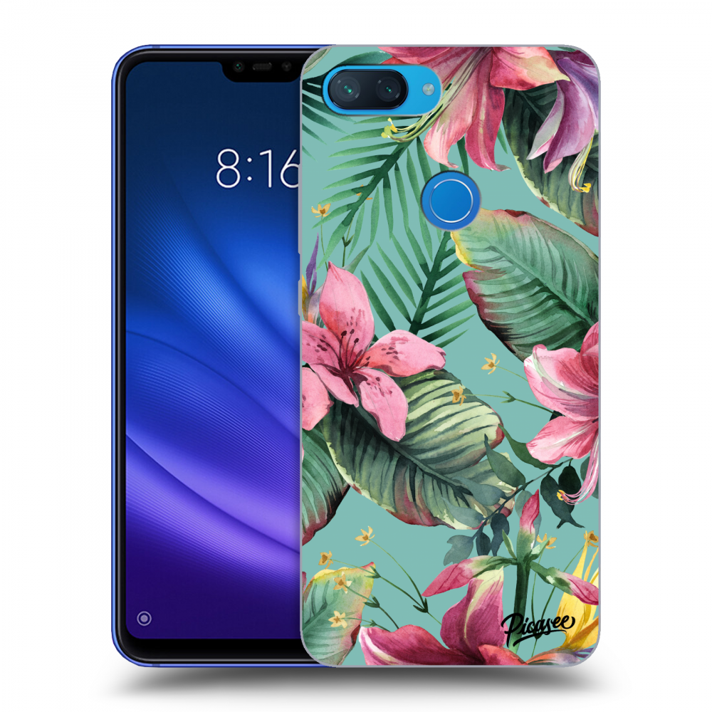 Picasee Xiaomi Mi 8 Lite Hülle - Schwarzes Silikon - Hawaii