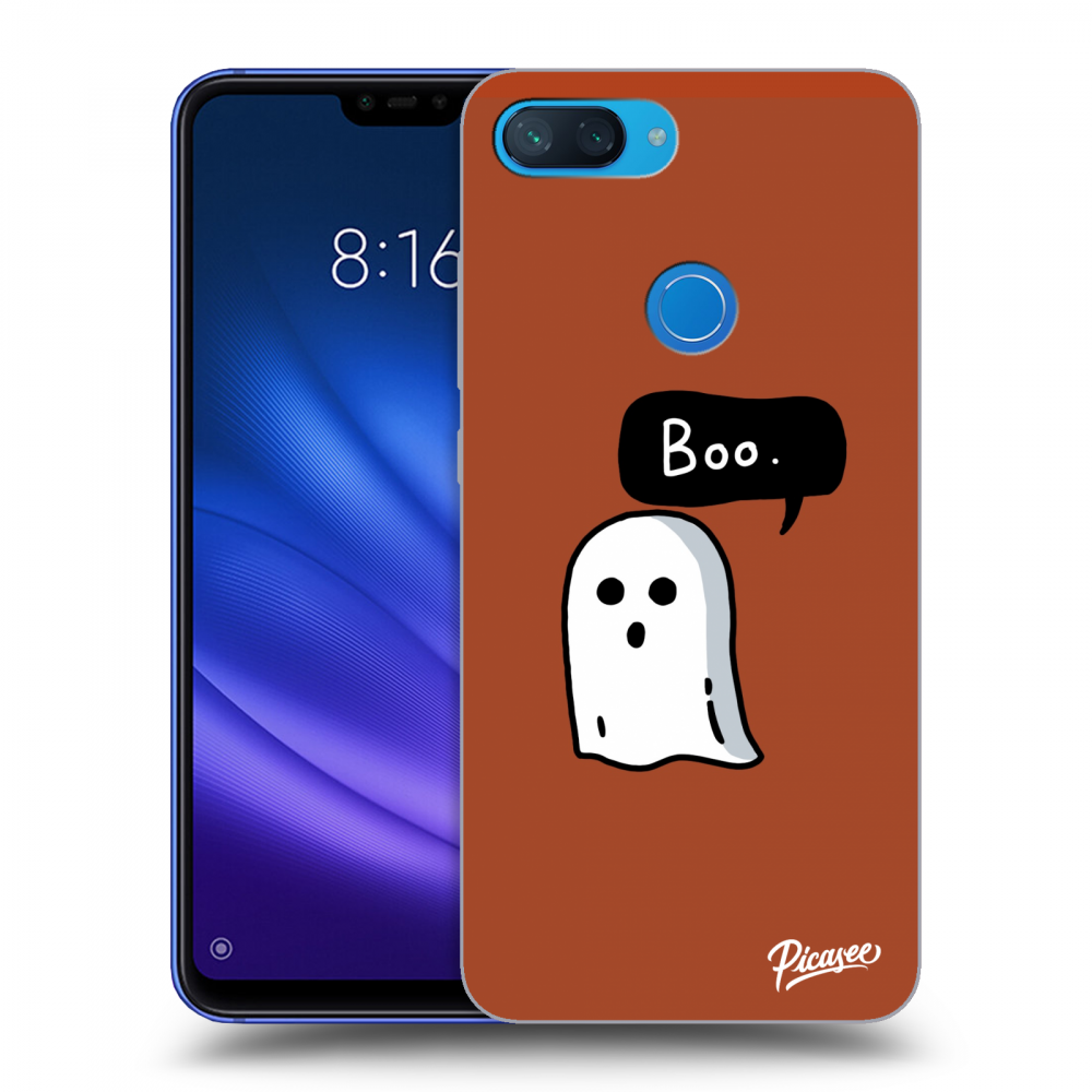 Picasee Xiaomi Mi 8 Lite Hülle - Transparentes Silikon - Boo