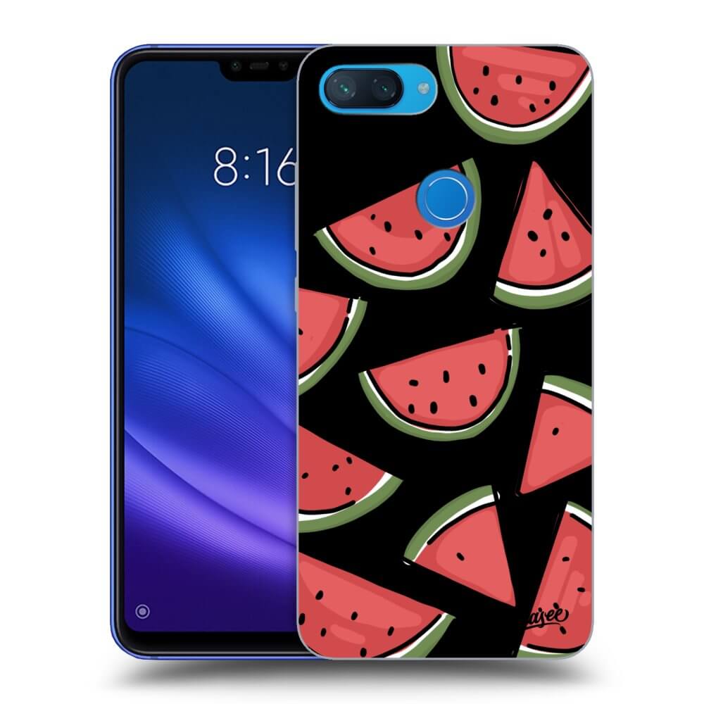 Picasee Xiaomi Mi 8 Lite Hülle - Schwarzes Silikon - Melone
