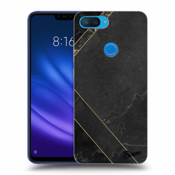 Hülle für Xiaomi Mi 8 Lite - Black tile