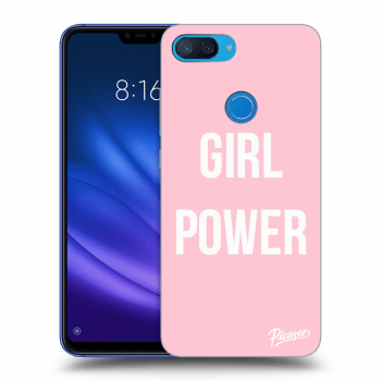 Picasee Xiaomi Mi 8 Lite Hülle - Schwarzes Silikon - Girl power