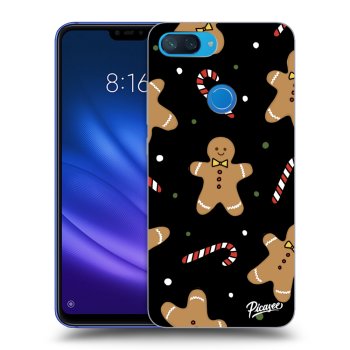 Picasee Xiaomi Mi 8 Lite Hülle - Schwarzes Silikon - Gingerbread