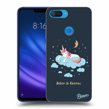 Picasee Xiaomi Mi 8 Lite Hülle - Transparentes Silikon - Believe In Unicorns