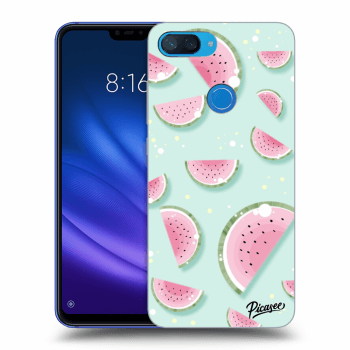 Picasee Xiaomi Mi 8 Lite Hülle - Schwarzes Silikon - Watermelon 2