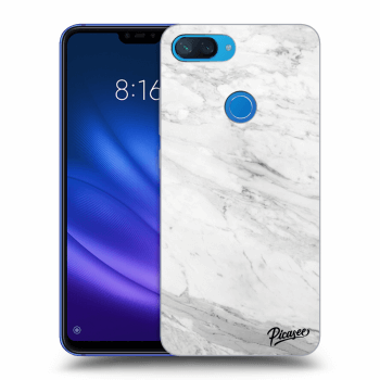 Hülle für Xiaomi Mi 8 Lite - White marble