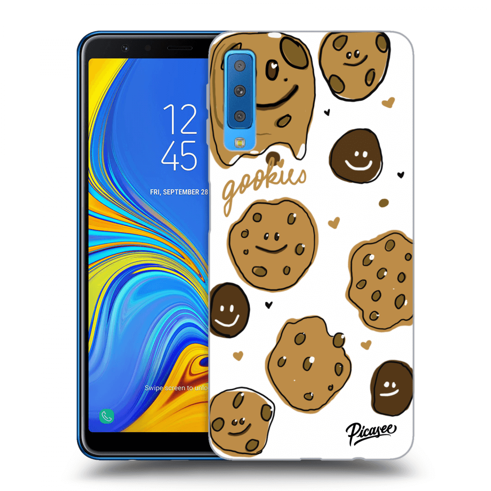 Picasee Samsung Galaxy A7 2018 A750F Hülle - Schwarzes Silikon - Gookies