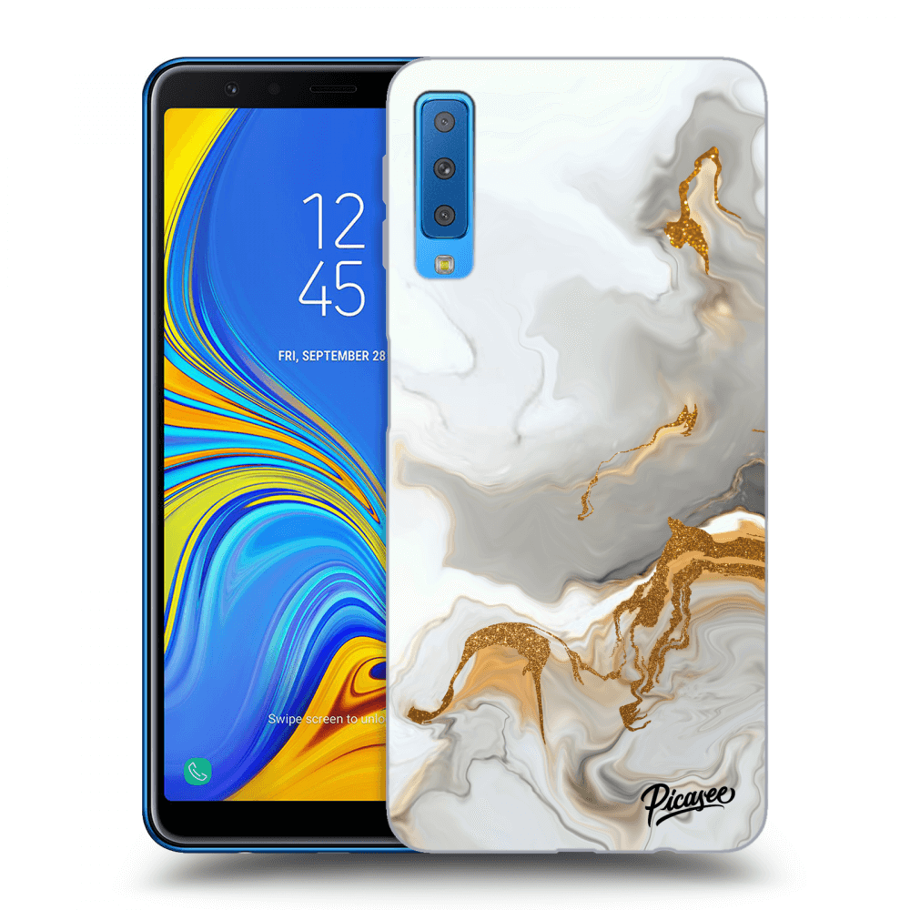 Picasee Samsung Galaxy A7 2018 A750F Hülle - Schwarzes Silikon - Her