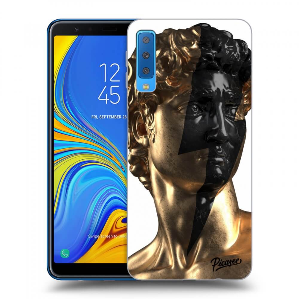 Picasee ULTIMATE CASE für Samsung Galaxy A7 2018 A750F - Wildfire - Gold