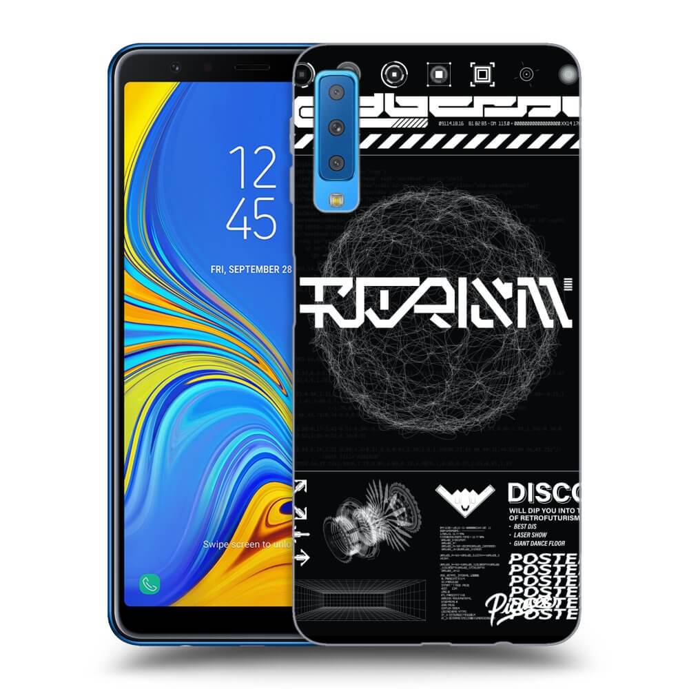 Picasee Samsung Galaxy A7 2018 A750F Hülle - Schwarzes Silikon - BLACK DISCO