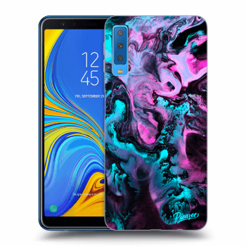 Picasee Samsung Galaxy A7 2018 A750F Hülle - Transparentes Silikon - Lean