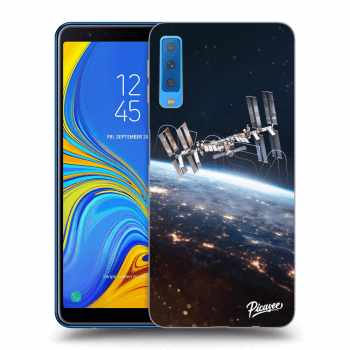 Picasee Samsung Galaxy A7 2018 A750F Hülle - Transparentes Silikon - Station