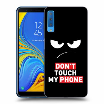 Hülle für Samsung Galaxy A7 2018 A750F - Angry Eyes - Transparent