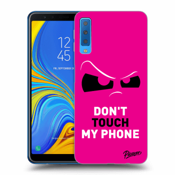 Hülle für Samsung Galaxy A7 2018 A750F - Cloudy Eye - Pink