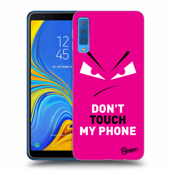 Hülle für Samsung Galaxy A7 2018 A750F - Evil Eye - Pink