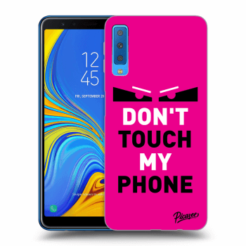 Hülle für Samsung Galaxy A7 2018 A750F - Shadow Eye - Pink