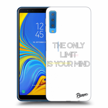 Picasee Samsung Galaxy A7 2018 A750F Hülle - Transparentes Silikon - The only limit is your mind