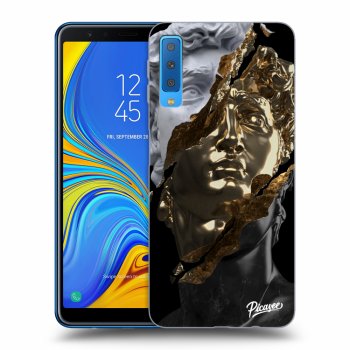 Picasee Samsung Galaxy A7 2018 A750F Hülle - Schwarzes Silikon - Trigger
