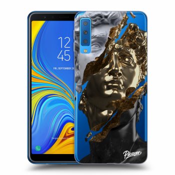 Picasee Samsung Galaxy A7 2018 A750F Hülle - Transparentes Silikon - Trigger