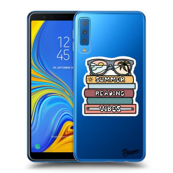 Picasee Samsung Galaxy A7 2018 A750F Hülle - Schwarzes Silikon - Summer reading vibes