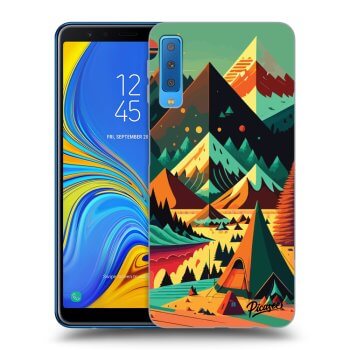 Picasee Samsung Galaxy A7 2018 A750F Hülle - Schwarzes Silikon - Colorado
