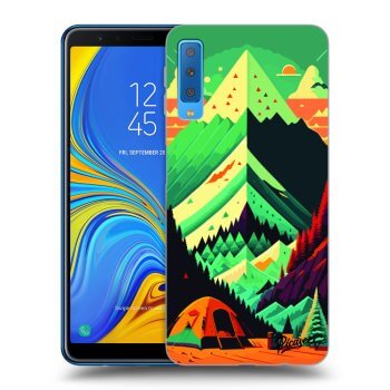 Picasee Samsung Galaxy A7 2018 A750F Hülle - Transparentes Silikon - Whistler