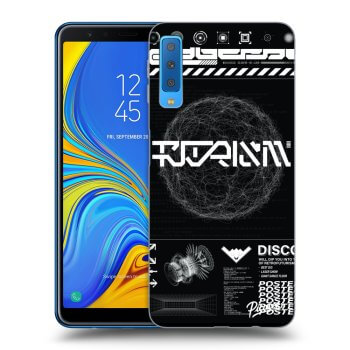 Hülle für Samsung Galaxy A7 2018 A750F - BLACK DISCO