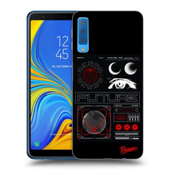 Picasee Samsung Galaxy A7 2018 A750F Hülle - Transparentes Silikon - WAVES