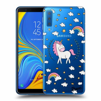 Hülle für Samsung Galaxy A7 2018 A750F - Unicorn star heaven