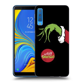 Picasee Samsung Galaxy A7 2018 A750F Hülle - Schwarzes Silikon - Grinch