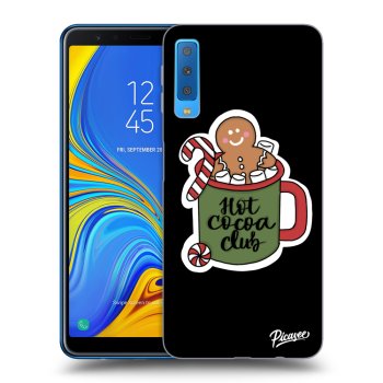 Picasee Samsung Galaxy A7 2018 A750F Hülle - Schwarzes Silikon - Hot Cocoa Club