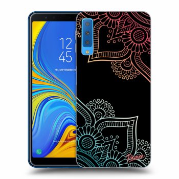 Hülle für Samsung Galaxy A7 2018 A750F - Flowers pattern