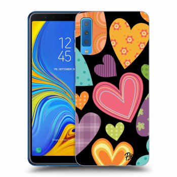 Picasee ULTIMATE CASE für Samsung Galaxy A7 2018 A750F - Colored heart