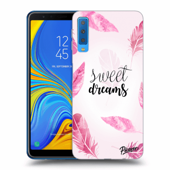 Picasee Samsung Galaxy A7 2018 A750F Hülle - Schwarzes Silikon - Sweet dreams