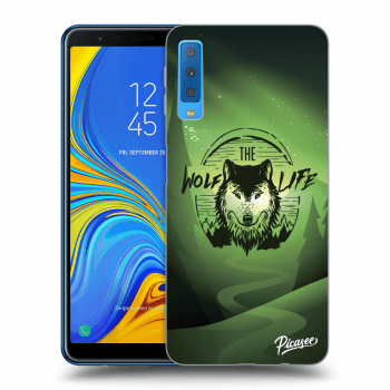 Picasee Samsung Galaxy A7 2018 A750F Hülle - Transparentes Silikon - Wolf life