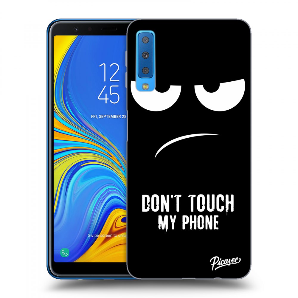 Picasee ULTIMATE CASE für Samsung Galaxy A7 2018 A750F - Don't Touch My Phone