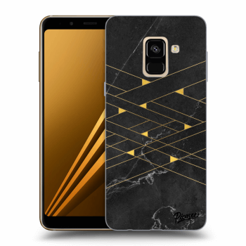 Hülle für Samsung Galaxy A8 2018 A530F - Gold Minimal