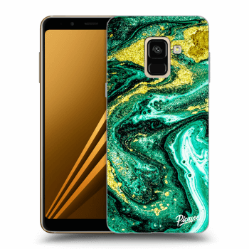 Hülle für Samsung Galaxy A8 2018 A530F - Green Gold