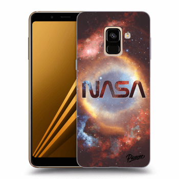 Picasee Samsung Galaxy A8 2018 A530F Hülle - Schwarzes Silikon - Nebula