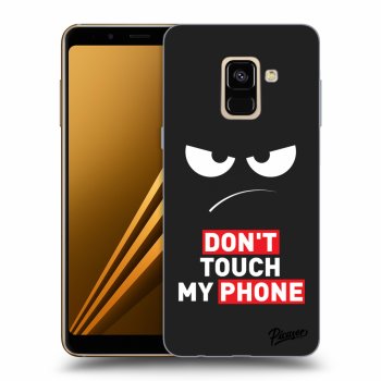 Hülle für Samsung Galaxy A8 2018 A530F - Angry Eyes - Transparent
