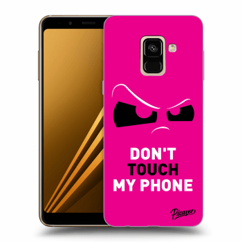 Hülle für Samsung Galaxy A8 2018 A530F - Cloudy Eye - Pink